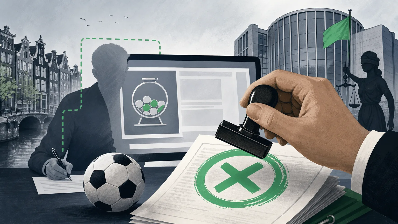 Quick Boys football club crest, referenced in a Dutch gaming authority fraud case