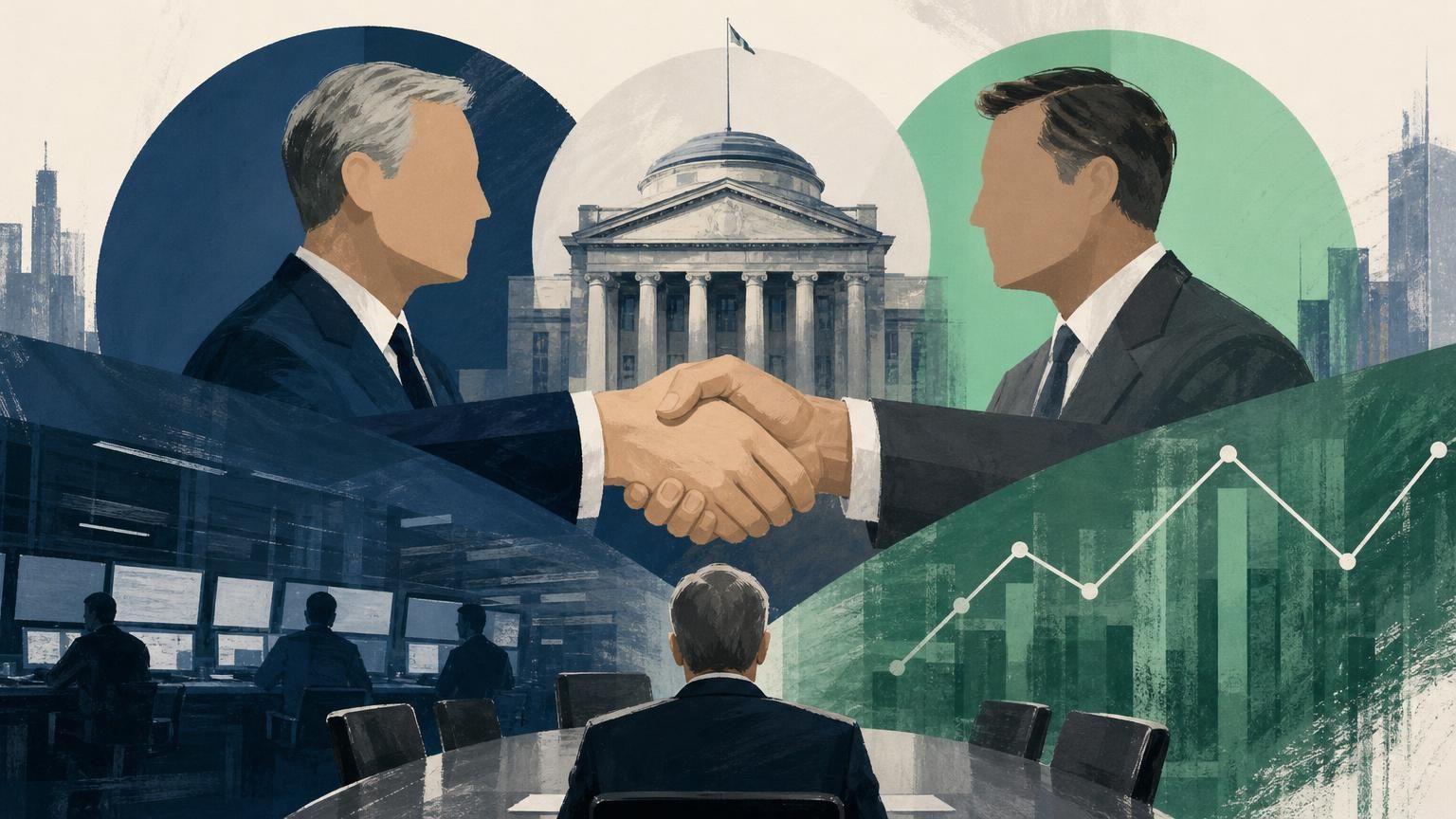 Executive headshots of Tim Miller and Gavin Isaacs featured in gambling industry leadership news