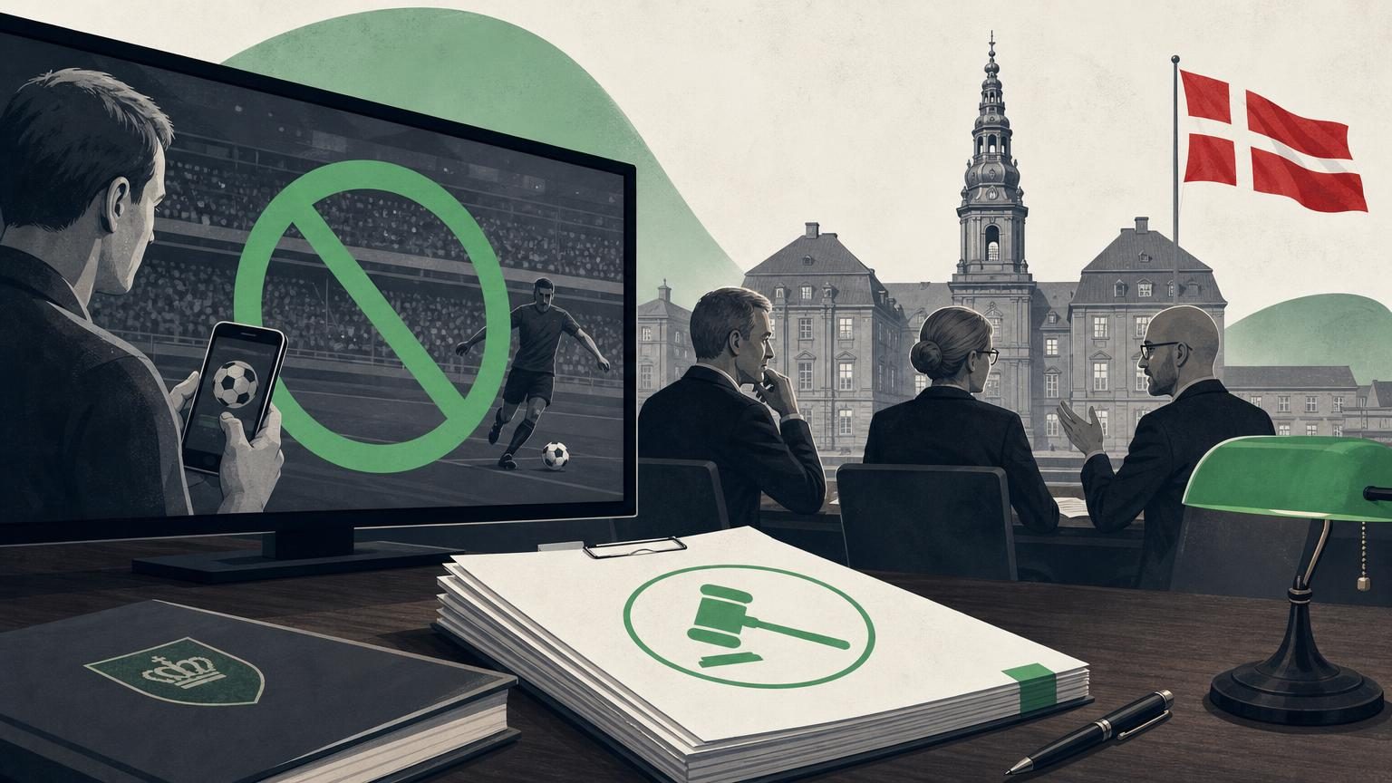 Danish parliament building, where the gambling reform bill was presented on 7 October
