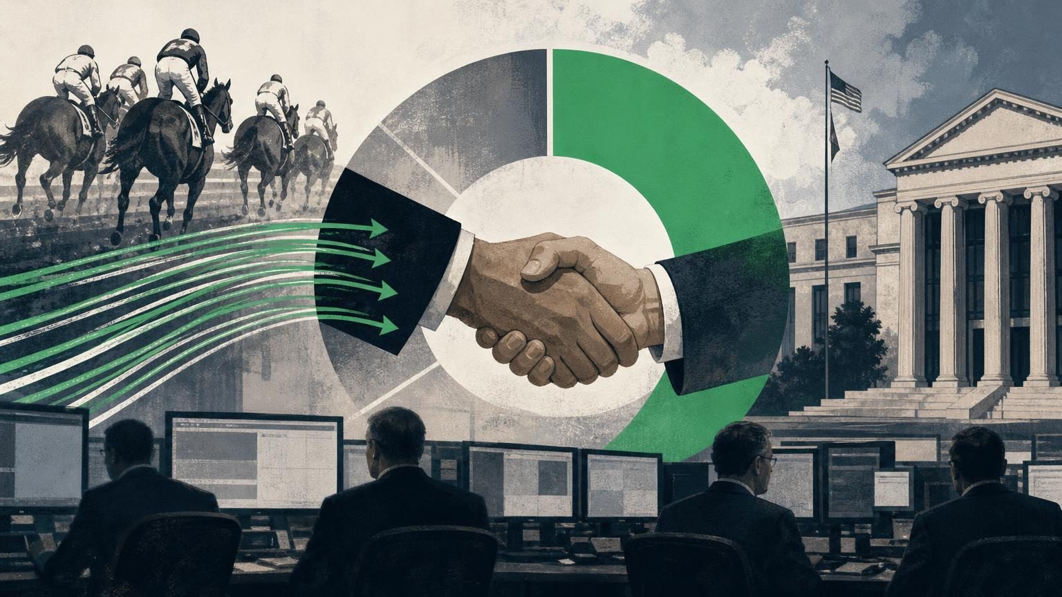 Betting exchange trading screen representing the UK exchange market after Matchbook's Betdaq acquisition