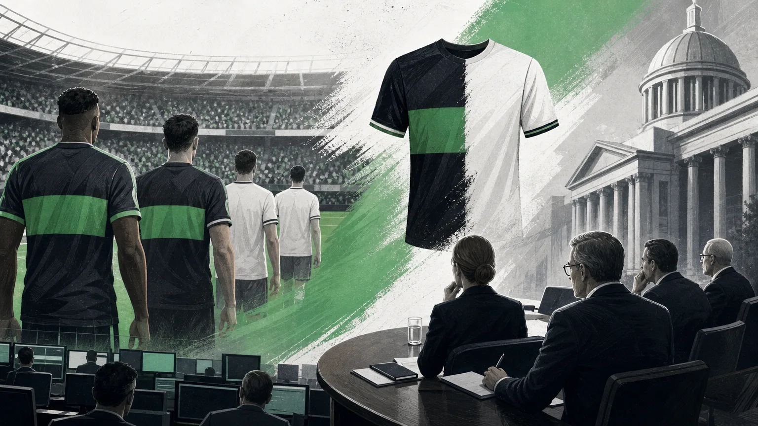 Illustration for: Why betting companies sponsor football clubs