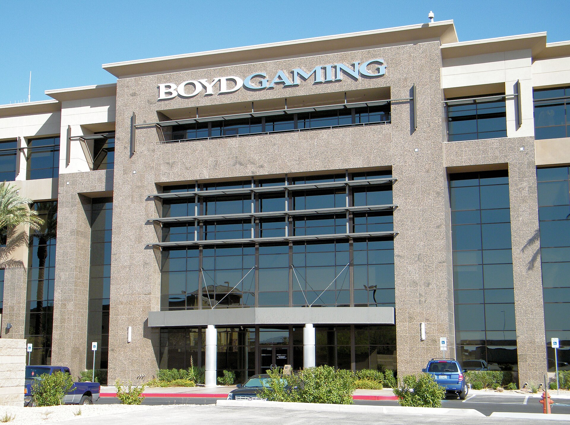 Boyd Gaming headquarters in Spring Valley, an unincorporated area of Clark County, just outside of Las Vegas.